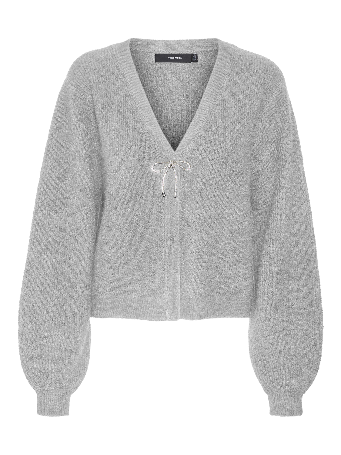 VMCAIA Knit Cardigan - Light Grey Melange