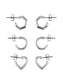 PCDAIA Earrings - Silver Colour