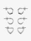 PCDAIA Earrings - Silver Colour