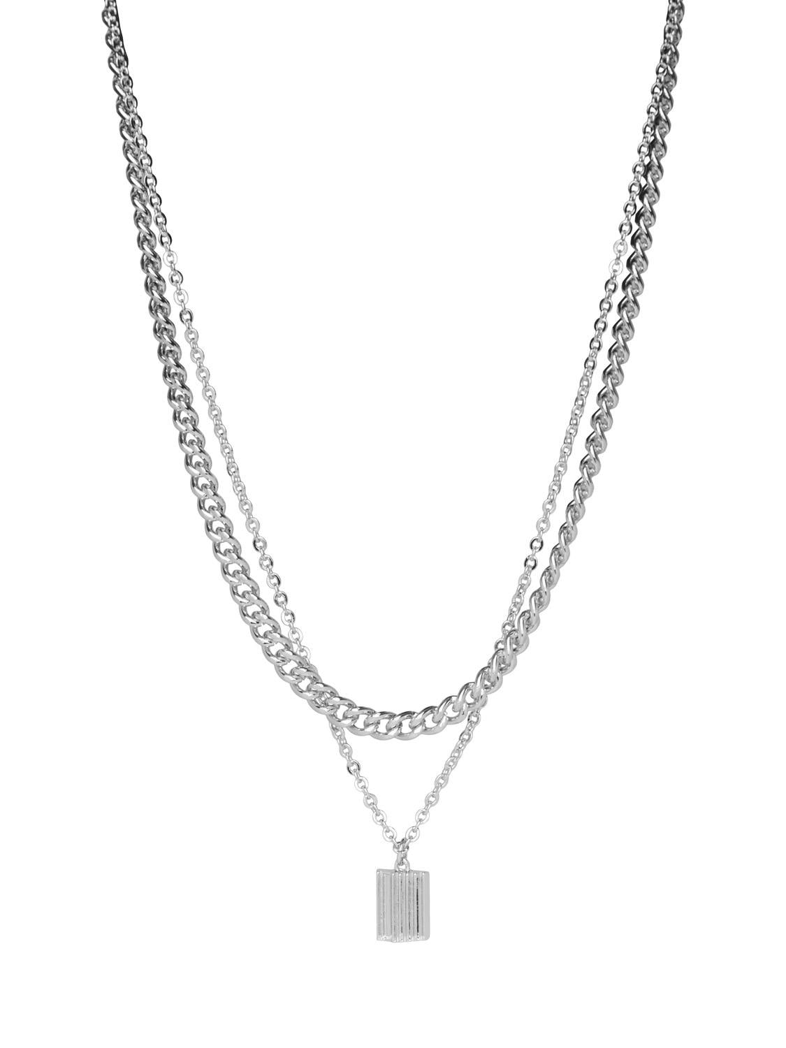 PCFHINIA Necklace - Silver Colour